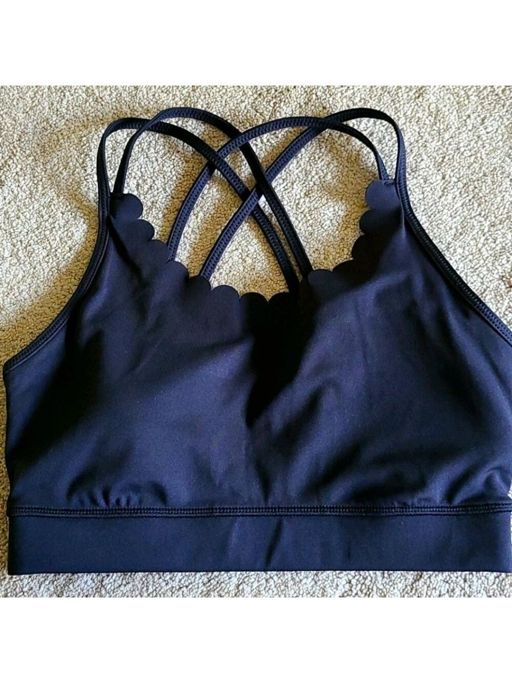 Kate Spade Scallops Sports Bra